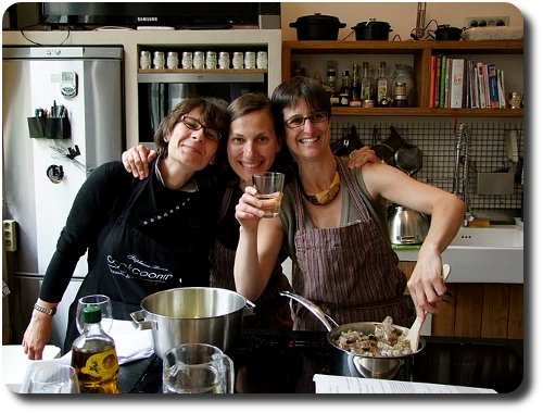 Cookcoon juin 2010 - atelier cuisine italienne animé par Silvia